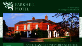 What Parkhillhotel.co.uk website looked like in 2017 (6 years ago)