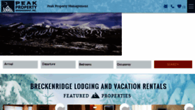 What Peakproperty.com website looked like in 2017 (6 years ago)