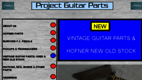 What Projectguitarparts.co.uk website looked like in 2017 (6 years ago)