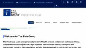 What Phiagroup.com website looked like in 2017 (6 years ago)