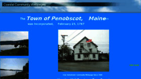 What Penobscot-maine.com website looked like in 2017 (7 years ago)