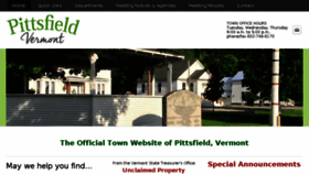 What Pittsfieldvt.org website looked like in 2017 (6 years ago)
