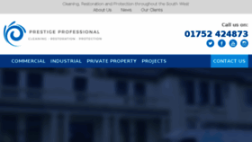 What Prestigeprofessional.co.uk website looked like in 2017 (6 years ago)