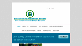What Preventcrime.ca website looked like in 2017 (6 years ago)