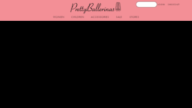 What Prettyballerinas.com website looked like in 2017 (6 years ago)
