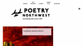 What Poetrynw.org website looked like in 2017 (6 years ago)