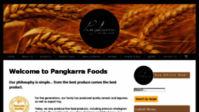 What Pangkarrafoods.com.au website looked like in 2017 (6 years ago)