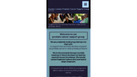What Prostate-cancer-support.com website looked like in 2017 (6 years ago)