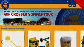 What Pustefix.de website looked like in 2017 (8 years ago)
