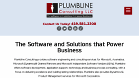 What Plumblineconsulting.com website looked like in 2017 (6 years ago)