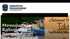 What Pangandarankab.go.id website looked like in 2017 (8 years ago)
