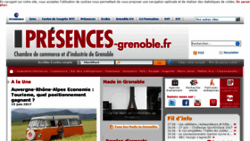 What Presences-grenoble.fr website looked like in 2017 (6 years ago)