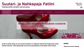 What Patiini.fi website looked like in 2017 (6 years ago)