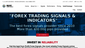 What Profit-forexsignals.com website looked like in 2017 (6 years ago)