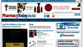 What Pharmacytoday.co.nz website looked like in 2017 (6 years ago)