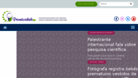 What Prematuridade.com website looked like in 2017 (6 years ago)