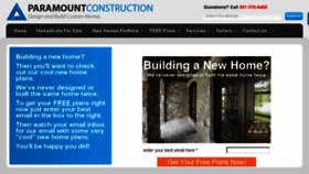 What Paramountconstruction.net website looked like in 2017 (6 years ago)