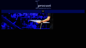 What Procson.com website looked like in 2017 (6 years ago)