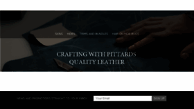What Pittardsleather.co.uk website looked like in 2017 (6 years ago)