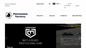 What Protegimus-tactical.com website looked like in 2017 (6 years ago)