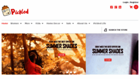What Pickled.in website looked like in 2017 (7 years ago)