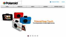 What Polaroid.com.au website looked like in 2017 (6 years ago)