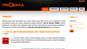 What Prodma.com website looked like in 2017 (6 years ago)