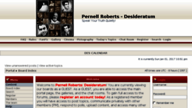 What Pernellroberts.net website looked like in 2017 (6 years ago)