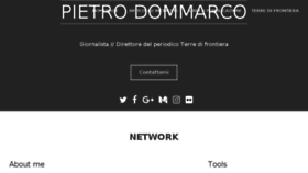 What Pietrodommarco.it website looked like in 2017 (6 years ago)