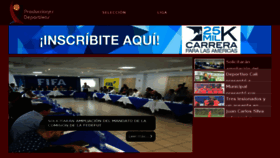What Produccionesdeportivas.com website looked like in 2017 (6 years ago)