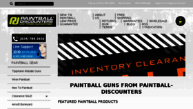 What Paintball-discounters.com website looked like in 2017 (6 years ago)
