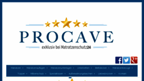 What Procave.de website looked like in 2017 (6 years ago)