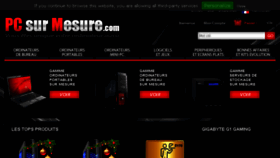What Pcsurmesure.com website looked like in 2017 (6 years ago)