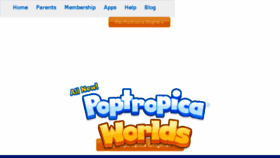 What Poptropica.net website looked like in 2017 (6 years ago)