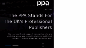 What Ppa.co.uk website looked like in 2017 (6 years ago)