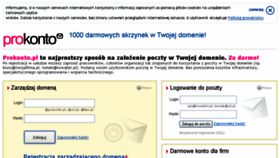 What Prokonto.pl website looked like in 2017 (6 years ago)