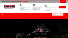 What Ptessentials.nl website looked like in 2017 (6 years ago)