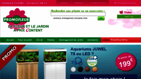 What Promofleur.fr website looked like in 2017 (6 years ago)