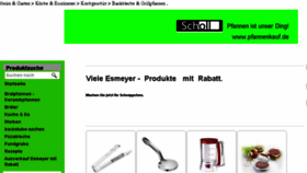 What Pfannenkauf.de website looked like in 2017 (6 years ago)