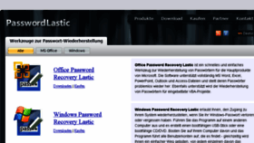 What Passwordlastic.de website looked like in 2017 (6 years ago)