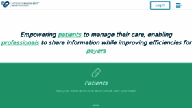 What Patientsknowbest.com website looked like in 2017 (6 years ago)
