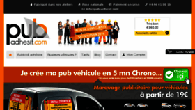 What Pub-adhesif.com website looked like in 2017 (6 years ago)