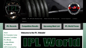 What Powerlifting-ipl.com website looked like in 2017 (6 years ago)