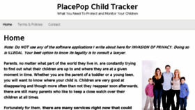 What Placepop.com website looked like in 2017 (6 years ago)