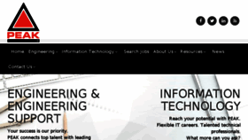 What Peaktechnical.com website looked like in 2017 (6 years ago)