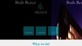 What Prestondevelopers.com website looked like in 2017 (6 years ago)