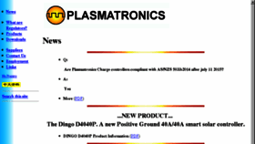 What Plasmatronics.com.au website looked like in 2017 (6 years ago)