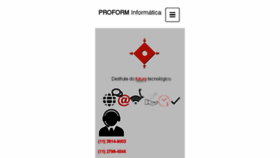 What Proform.com.br website looked like in 2017 (6 years ago)