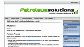 What Petroleumsolutions.co.uk website looked like in 2017 (6 years ago)