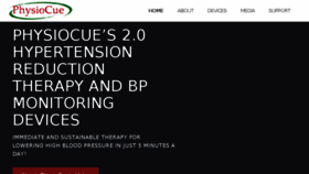 What Physiocue.com website looked like in 2017 (6 years ago)